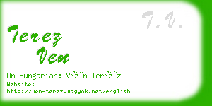 terez ven business card